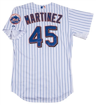 2005 Pedro Martinez Game Used New York Mets Home Jersey